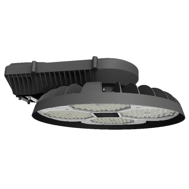 HML Series LED Stadium Flood Light, 300W, Selectable Color Temperature, Black or Gray Finish
