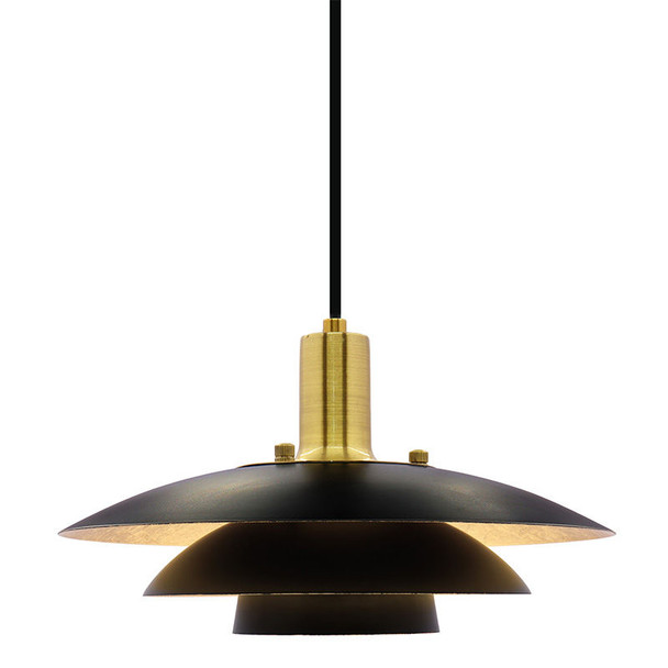 12" Modern Designer LED Pendant, 5FT Adjustable Cord, 10W, 500lm, 2700K/3000K/3500K/4000K/5000K