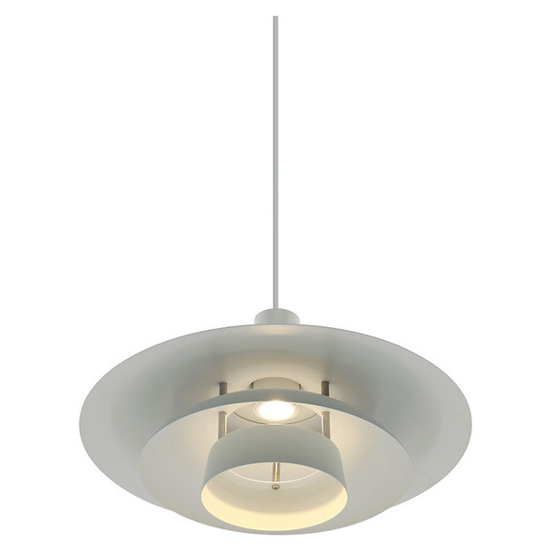 12" Modern Designer LED Pendant, 5FT Adjustable Cord, 10W, 500lm, 2700K/3000K/3500K/4000K/5000K
