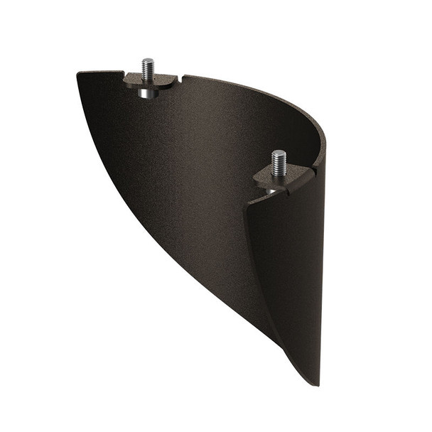 G4 Bollard 180-Degree Glare Shield, Bronze