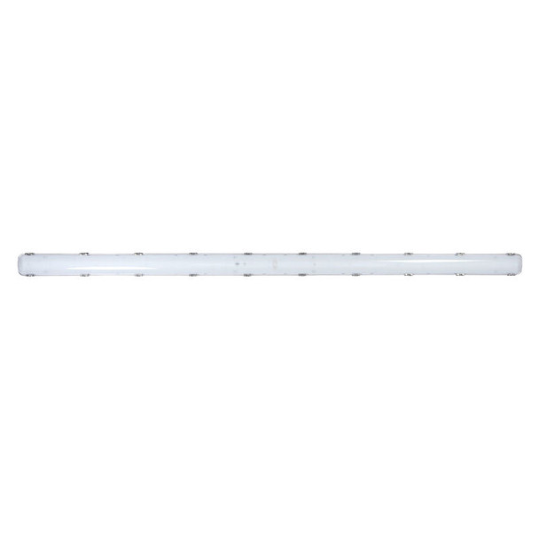 8Ft. Builder Series Linear Vapor-Tight Fixture, Sensor and Emergency Backup, CCT & Wattage Selectable, 45W-65W