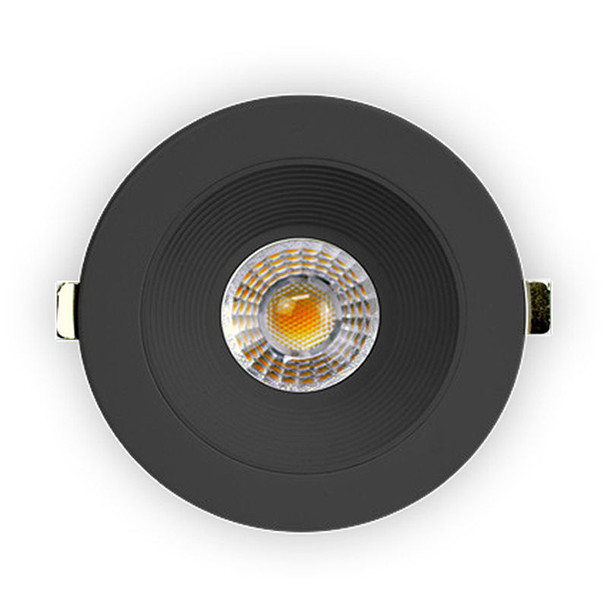 High-Lumen Die-cast LED Snap-in Canless Recessed Light, Smooth and Baffle Trims, 9W, 600lm, 27K/30K/35K/40K/50K
