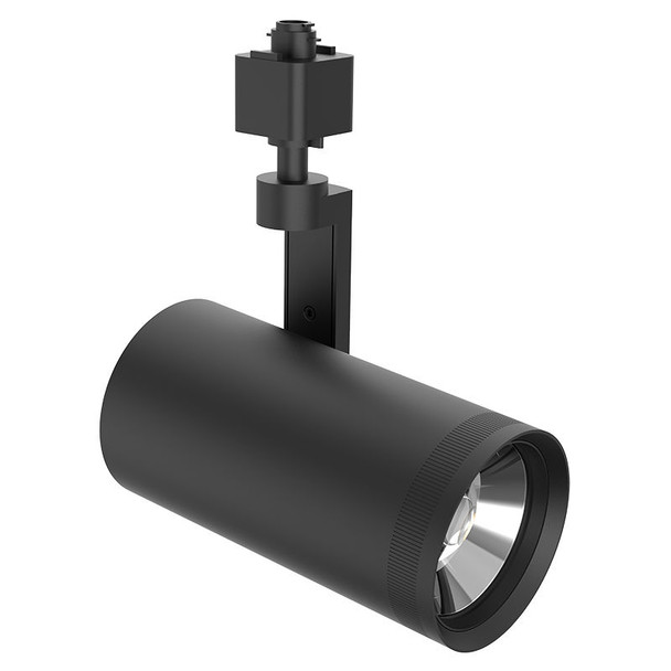 Standard Track Head, Wattage/CCT Selectable, 20W/25W/30W, 2700K/3000K/3500K/4000K/5000K, 90 CRI, 20-50 Degree Beam Adjustable