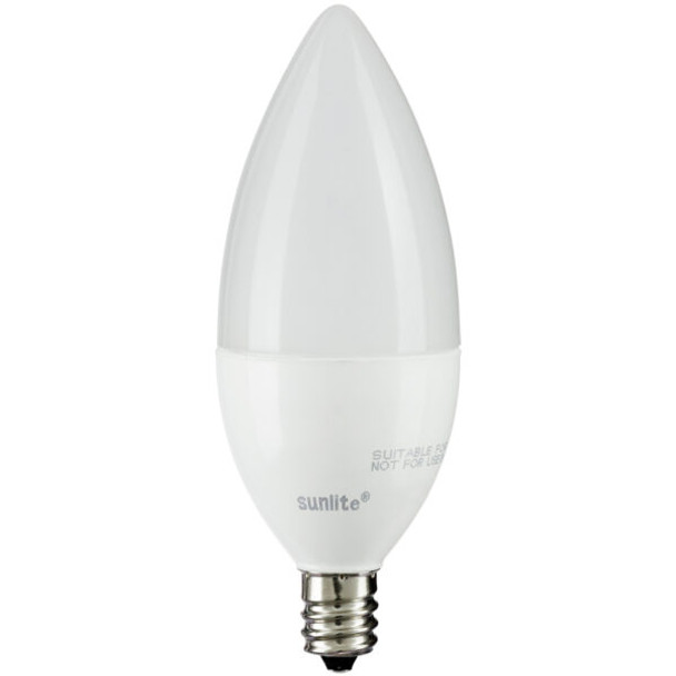 LED Torpedo Tip Chandelier Light Bulb, 7 Watts