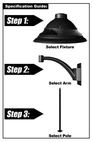 Sculptor Bell Pendant Decorative Pole Mounted Luminaire