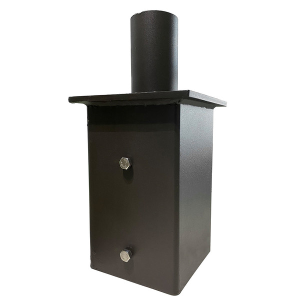 Square Tenon Adaptor 6 inch, Vertical Tenon Steel Tubing