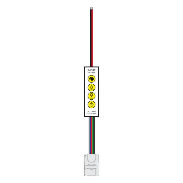 Simple Select Series, RGBW Simple Select Controller, 5-24V, In-line Controller