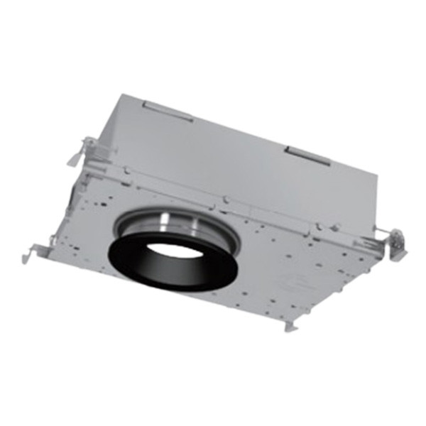 NYX Downlight, 4", Small Selectable, Round, 700/1000/1500/2000lm, 90+ CRI, Black Reflector with Black Flange (Dead Front)