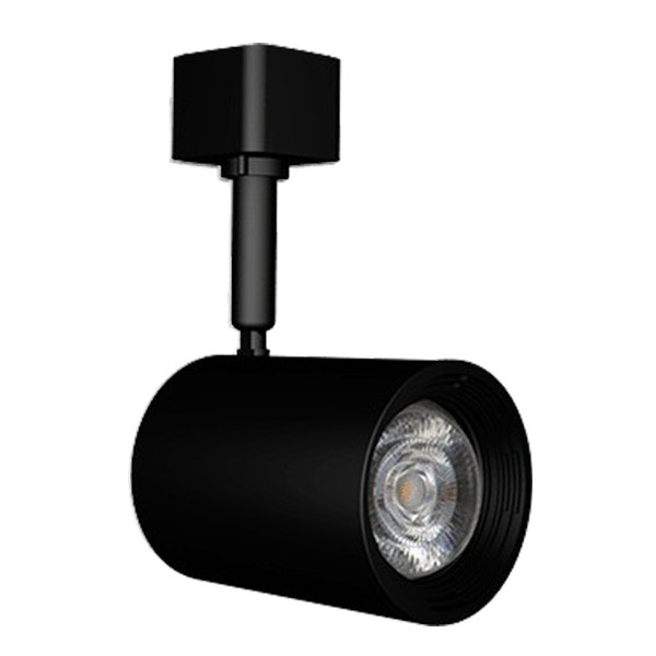 ATOM Series Canopy Mount, 2700K, 3000K, 3500K, or 4000K, Canopy Mount Track Adapter, 6.5W, 90 CRI, 120V Dimmable, White/ Black Finish