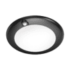 6" Round Surface Mount Fixture, PIR Sensor, 15W, 5CCT, R90, White Trim