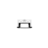 Recessed Mount Aluminum Profile, Silver Aluminum, White Diffuser, 8 ft