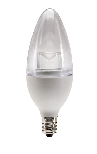 Decorative Candelabra LED, Blunt Tip, 3000K, E12 Base