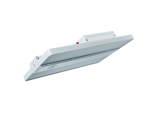 LINEAR HIGH BAY, 30,000L, Wide Beam, Power Selectable & CCT Selectable 3500K/4000K/5000K, Universal Voltage, Emergency Battery Backup