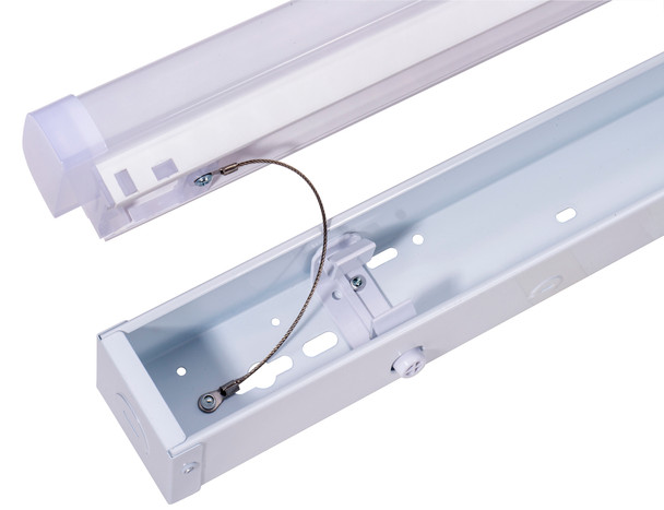 LED Linear Strip Light, 4', 40W, 4000K, Dimmable