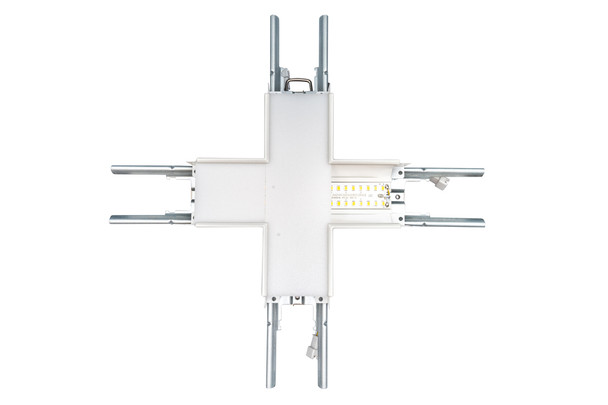 X Connector for LED Architectural Strip, White Finish