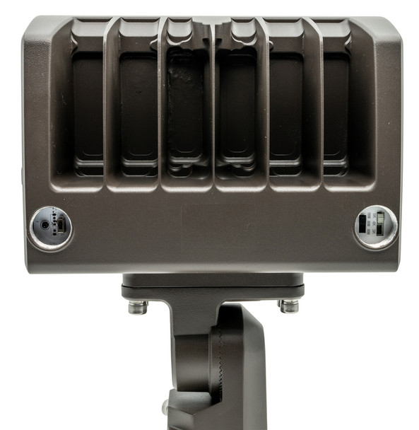LED Flood Light, 60/80/100W, 3000K/4000K/5000K, Built-in Photocell, Slip Fitter and Yoke Mount, 277-480V