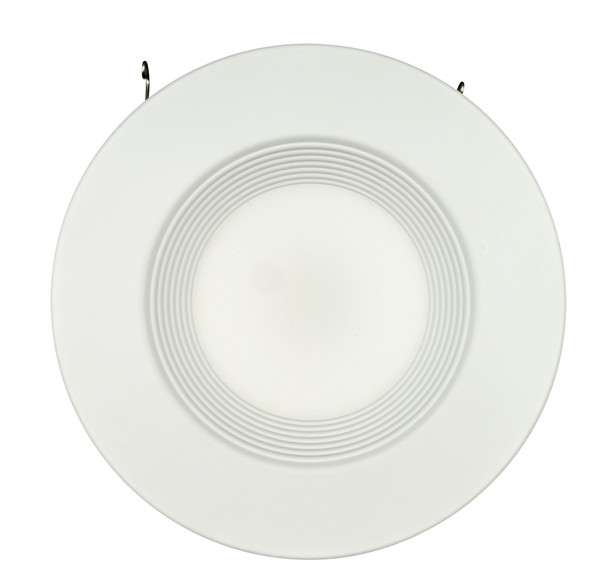 6" Performance LED Recessed Retrofit Downlight, Power and CCT Selectable, White, Round Baffle Trim
