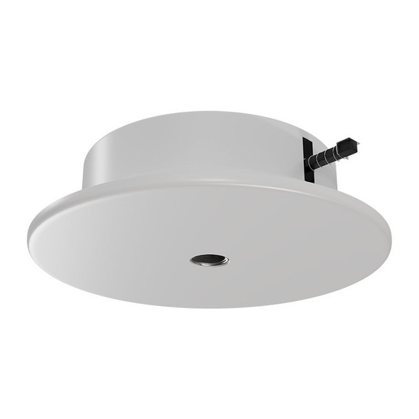 Old-Work Recessed Ceiling Canopy with Junction Box for CMC Cylinders, White (Except CMC9)