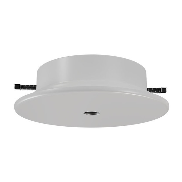 Old-Work Recessed Ceiling Canopy with Junction Box for CMC Cylinders, White (Except CMC9)