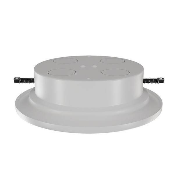 Old-Work Recessed Ceiling Canopy with Junction Box for CMC Cylinders, White (Except CMC9)