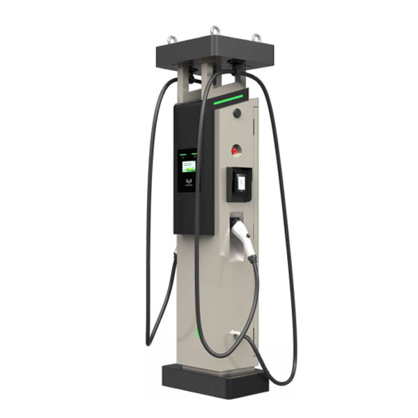 EV Charger, Level 2, 48A Dual Output, 11.5KW Dual Output, WiFi, LAN, 4G POS Integration, SAE J1772 Connector
