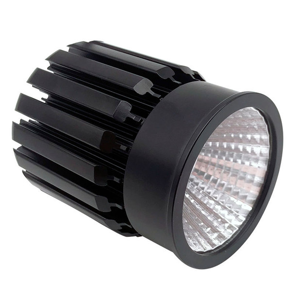 4" LED Architectural Winged Open Recessed Light, 10W, Multi CCT, Black on Black