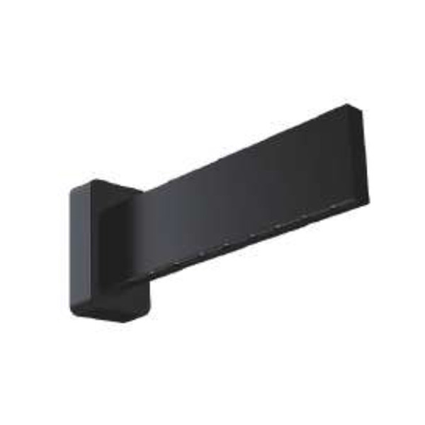 0.7" Slim Up & Down Wall Sconce, 36° Aperture Optics, CCT Selectable, 15W, 1350LM, 18", Black