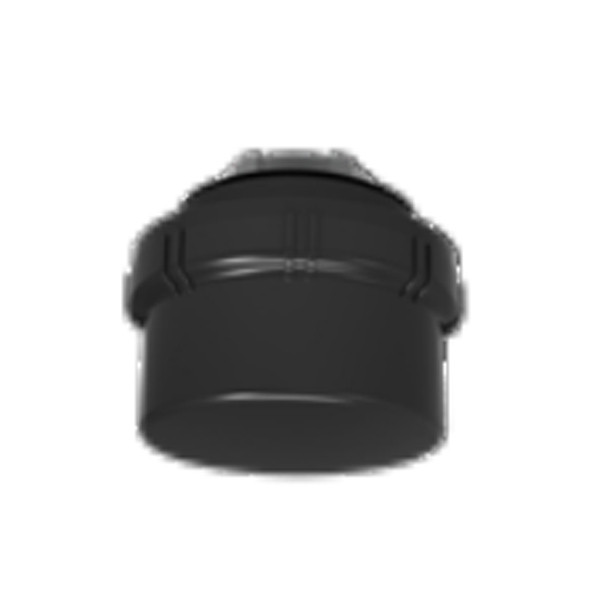 600W Max, Zhaga 12-24VDC Microwave Sensor, Black, With Base (Optional Remote Control WEC-3RC)