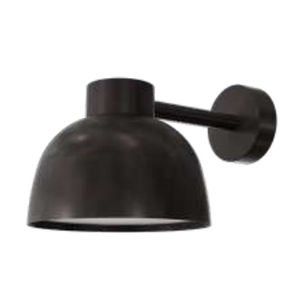 12" LED Dome Light with Flat Lens, Dual Dimming, Selectable Wattage & CCT, 15" Horizontal Arm