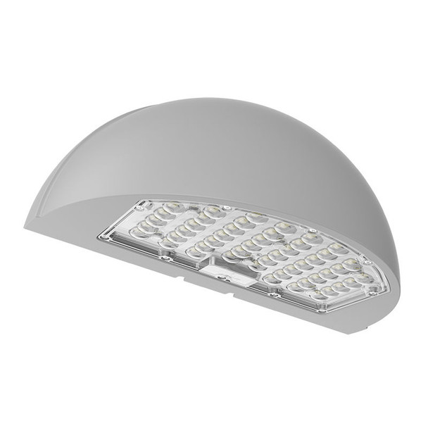 Half-Moon Wall Pack, Power & CCT Adjustable, 24W/32W/40W, 135LM/W, 30K/40K/50K