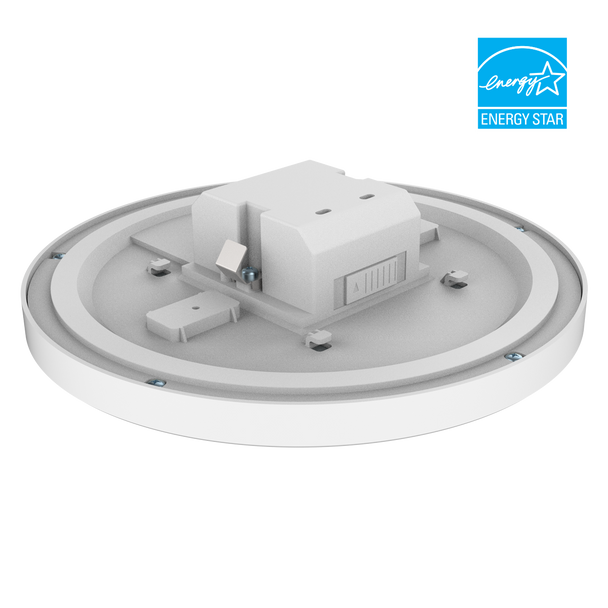 Slim Surface Downlight, 9", 15W, 90+ CRI, FieldCCeT 2700/3000/3500/4000/5000K, 120-277V, 0-10V Dimming, White