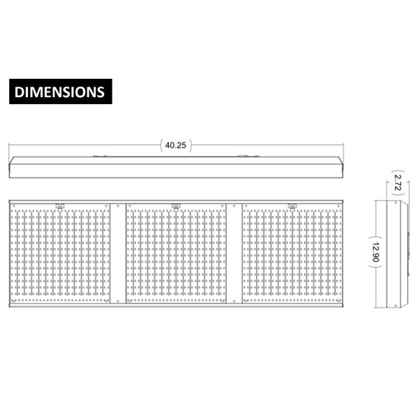 300W Grow Light, Universal Spectrum, 10' Cord & Plug
