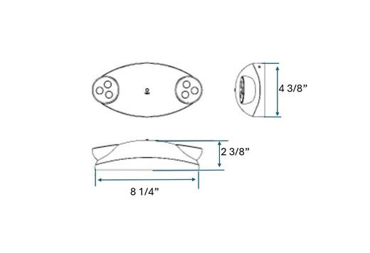 Evade Emergency Unit, Black Housing with Remote Capacity