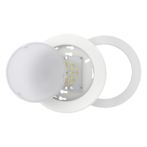 Disk Light, 6 Inch, 15 Watts, 4th Generation, Selectable 2700K-3000K-3500K-4000K-5000K, White or Bronze Finish