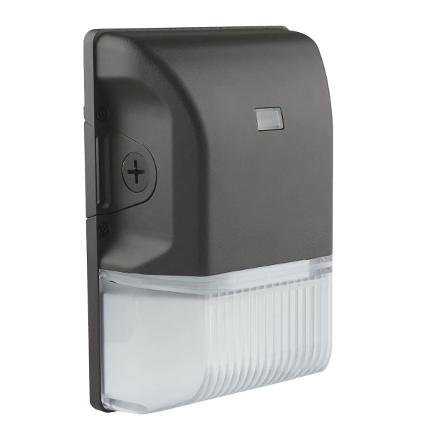 Mini Wall Pack, 1st Generation, 8W | 12W | 15W, Kelvin Adjustable (3000K, 4000K, 5000K), Bronze or White Finish