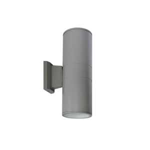 4” Wall Mount Cylinder Up/Down Light, 27W, 4000K, Silver Finish, 90 CRI, 0-10V Dimming
