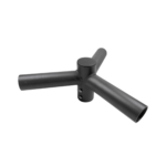 Triple Spoke Bracket, 120° Arms, 2-3/8” O.D. Vertical Tenon, Bronze