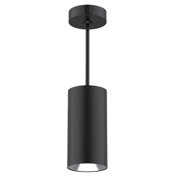 Selectable LED Cylinder, Power & CCT Selectable, w/o BLU module, Black