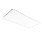 DUO LED Back Lit Panel, 2x4, CCT & Power Switchable, with Enlarge J-Box & 12VDC AUX & Receptacle