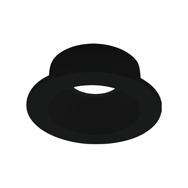 Round Smooth Black Trim, LT25025
