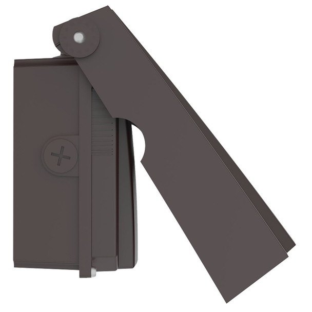 LED Multi Watt Multi CCT Adjustable Wall Pack, 20W/30W/40W/50W, 3000K/4000K/5000K