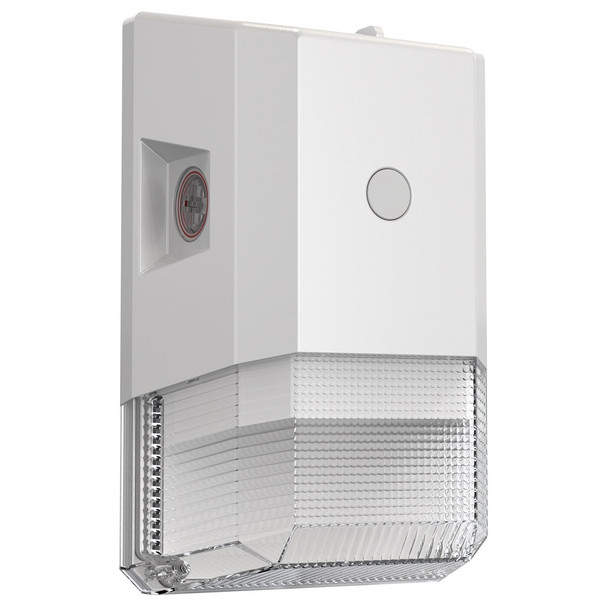 LED Multi Watt Multi CCT Mini Wall Pack Light, 8/15/25W, 3000K/4000K/5000K, White