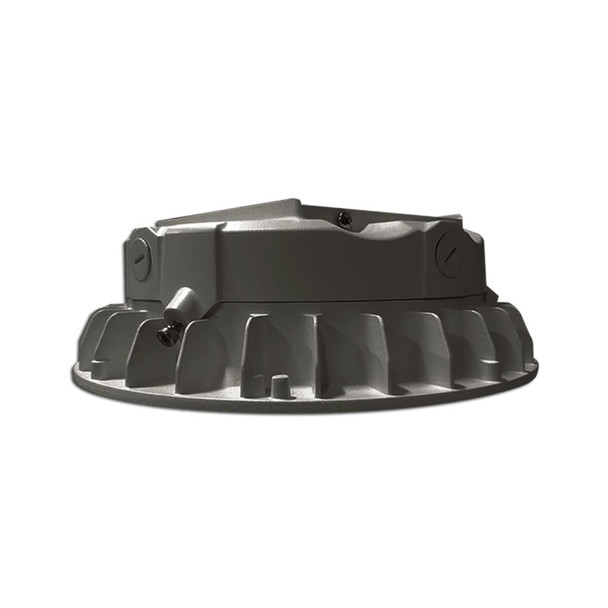 LED Multi Wattage Multi CCT Round Canopy Light, Bronze Housing, 0-10V Dimming
