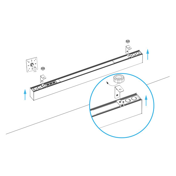 “L” Wall Mount Kit for LT42605~16+EM Series