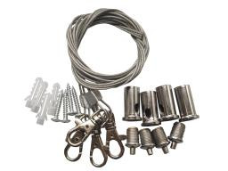 Cable Hanging Kit for 1x4 and 2x2 Flat Panel, 4 Cables