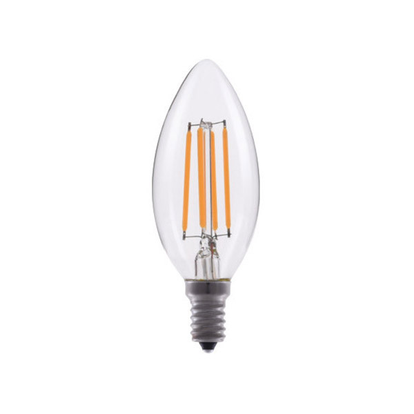 4 Watt LED Advantage Filament B11 Dimmable, E12 Base