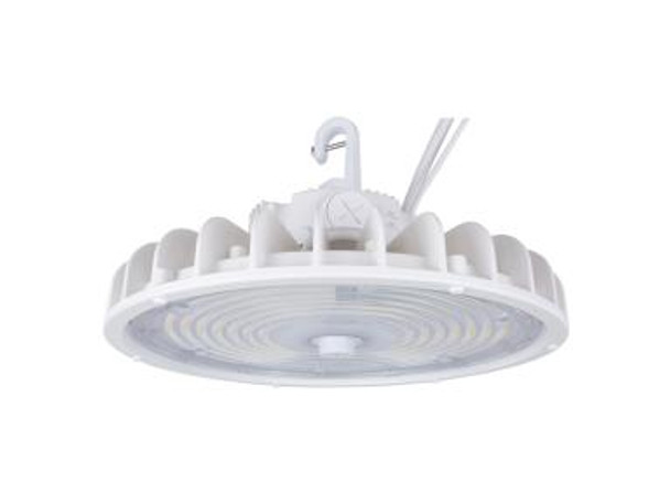 Round Eco Pendant High Bay Gen 3, 180W/200W/240W, Color Selectable 3500K/4000K/5000K, White, TAA country