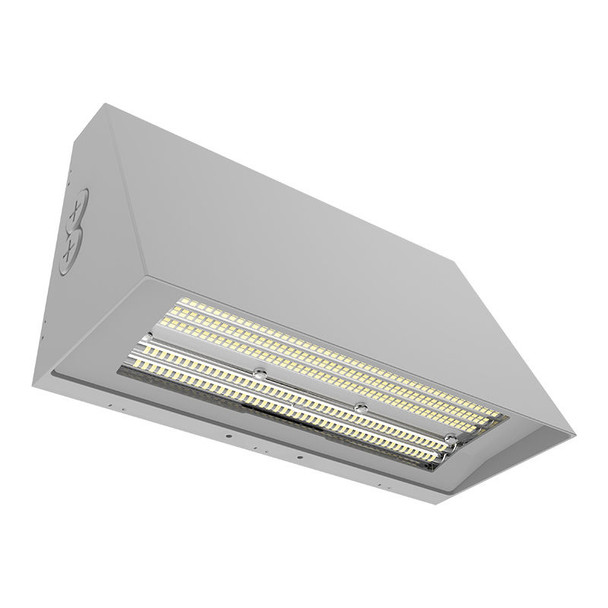 Westgate WPMAX Series LED Wall Pack, 60-100W, 120-277V, 8100-13500lm, 3000K|4000K|5000K, Silver Finish