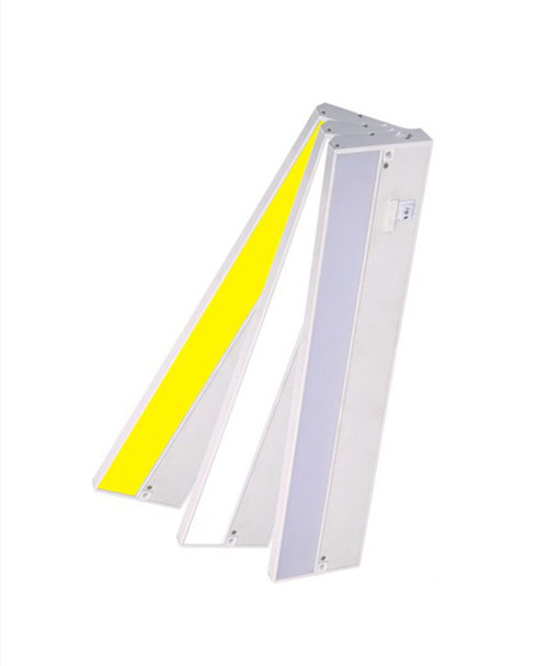 Cyber Tech Lighting UL244-DCT, 24" Adjustable Under Cabinet Light, Selectable CCT, 3-Step Adjustable Lumens, Dimmable