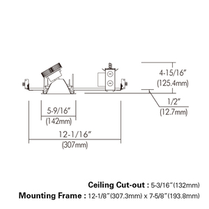 DLED9541, 4" Non-IC Type 30W LED Round Architectural Downlight, 120-277VAC, Multiple Wattages, Selectable CCT, TML425RAJ